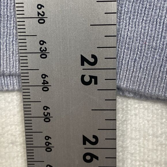 Michael Kors Light Blue Lace-Up V-Neck Sweater – Women’s Small - Picture 9 of 11